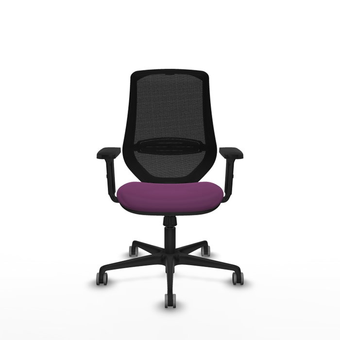 PIQUERAS Y CRESPO Silla de oficina Mardos Morada con mecanismo Sincro PIQUERAS Y CRESPO Silla de oficina Mardos Morada con mecanismo Sincro