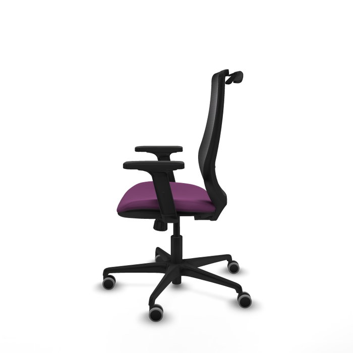 PIQUERAS Y CRESPO Silla de oficina Mardos Morada con mecanismo Sincro PIQUERAS Y CRESPO Silla de oficina Mardos Morada con mecanismo Sincro