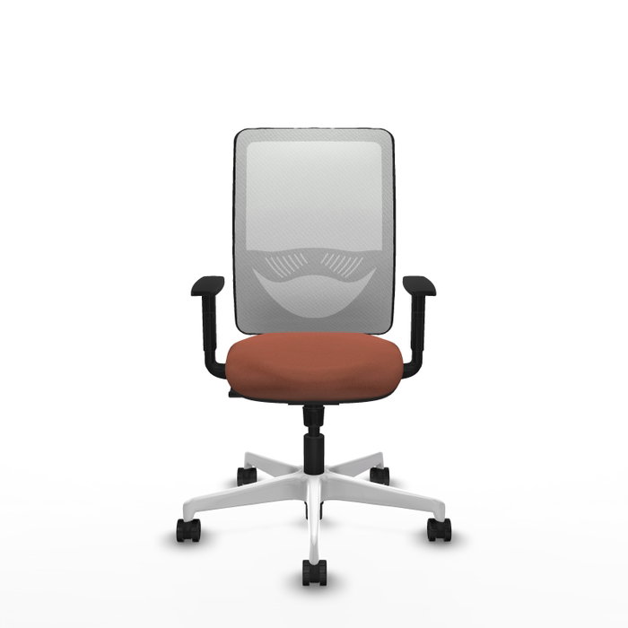 PIQUERAS Y CRESPO Silla de oficina Zulema con mecanismo Sincro, Marrón y Blanco PIQUERAS Y CRESPO Silla de oficina Zulema con mecanismo Sincro, Marrón y Blanco