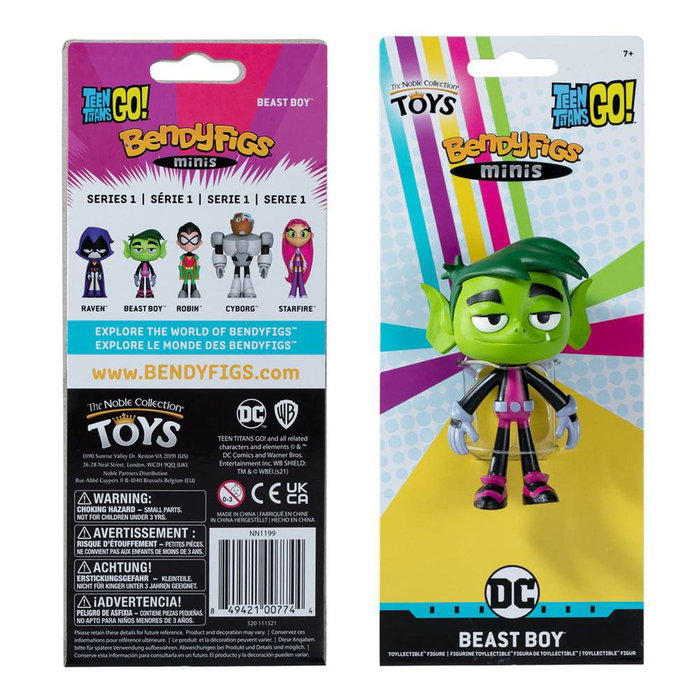 Teen Titans Go! Figura Maleable Bendyfigs Beast Boy 9 cm Teen Titans Go! Figura Maleable Bendyfigs Beast Boy 9 cm