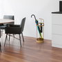 Aberto Design Paragüero 004 Metal Dorado 22 x 22 x 67 cm Elegante y Resistente para el Hogar