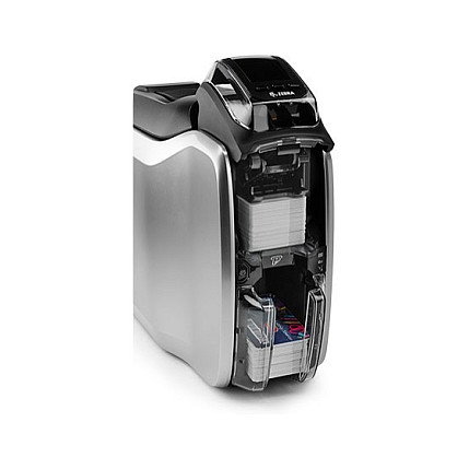 Zebra ZC300 Impresora de Tarjetas de PVC, 300 x 300 DPI, Duplex a Color, Sublimación/Térmica, Hasta 900 Tarjetas/h, Wi-Fi, Ethernet, USB, Para CR-80 (85.6 x 54 mm)