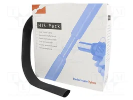 HELLERMANNTYTON Tubo termoretráctil 19,1mm 2:1 Negro 5m