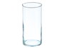 Giftdecor Jarron Cristal Cilindro Transparente 12 cm Diámetro x 26 cm Alto (Set de 6)