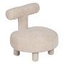 Silla Beige Tejido Salón 51 X 51 X 49 cm