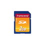 Transcend TS2GSDC Tarjeta de Memoria SD 2 GB, Velocidad 20 MB/s Lectura, 13 MB/s Escritura, Color Negro