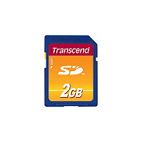 Transcend TS2GSDC Tarjeta de Memoria SD 2 GB, Velocidad 20 MB/s Lectura, 13 MB/s Escritura, Color Negro