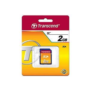 Transcend TS2GSDC Tarjeta de Memoria SD 2 GB, Velocidad 20 MB/s Lectura, 13 MB/s Escritura, Color Negro