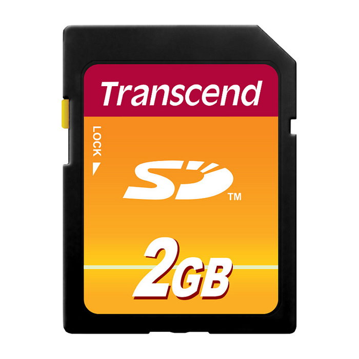 Transcend TS2GSDC Tarjeta de Memoria SD 2 GB, Velocidad 20 MB/s Lectura, 13 MB/s Escritura, Color Negro