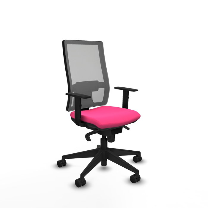 PIQUERAS Y CRESPO Silla de oficina Horna Rosa y Gris PIQUERAS Y CRESPO Silla de oficina Horna Rosa y Gris