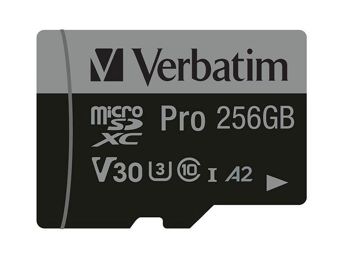 Verbatim Pro U3 Tarjeta MicroSDXC 256GB con Adaptador Verbatim Pro U3 Tarjeta MicroSDXC 256GB con Adaptador