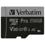 Verbatim Pro Tarjeta microSDXC 256GB con Adaptador