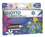 Giotto Decor Metal Estuche de 5 Rotuladores Colores Surtidos