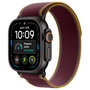 Apple Watch Ultra 4 Titanium Cellular 49mm Schwarz (Trail Loop burgunder) M/L