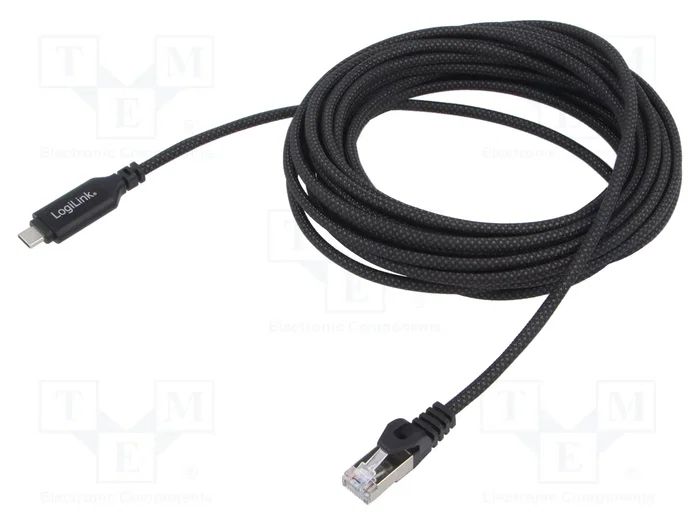 LogiLink Cable de Red USB 3.2 Tipo C a RJ45 7,5 m LogiLink Cable de Red USB 3.2 Tipo C a RJ45 7,5 m