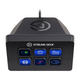 Elgato Stream Deck Mini Teclado con 6 Teclas de Acceso Directo, USB, Negro, Alámbrico, Compatible con Windows y Mac