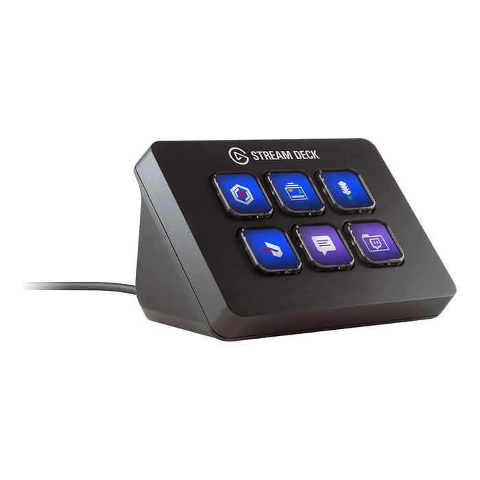 Elgato Stream Deck Mini Teclado con 6 Teclas de Acceso Directo, USB, Negro, Alámbrico, Compatible con Windows y Mac