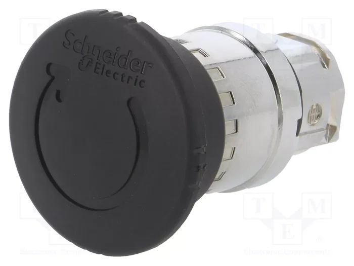 SCHNEIDER ELECTRIC Interruptor de presión Harmony XB4 22mm Negro SCHNEIDER ELECTRIC Interruptor de presión Harmony XB4 22mm Negro