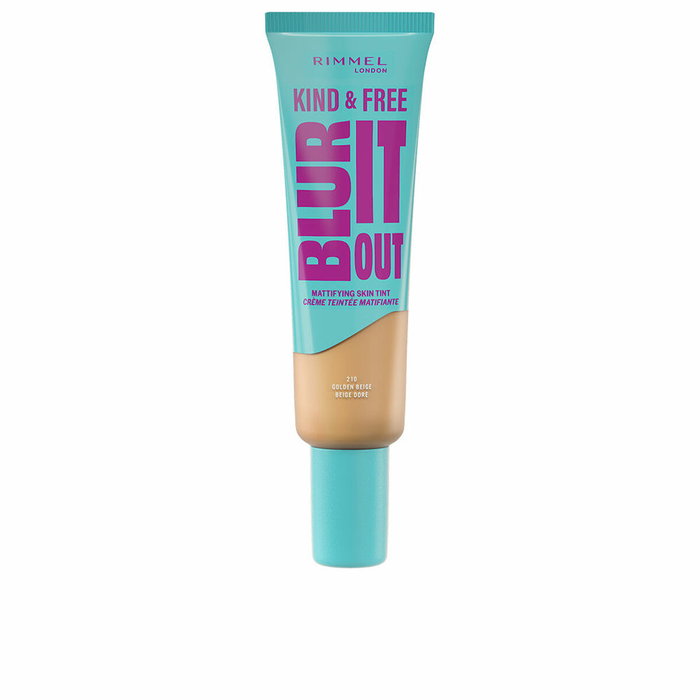 Rimmel London Kind & Free Blur It Out Base Efecto Mate 210-Golden Beige Rimmel London Kind & Free Blur It Out Base Efecto Mate 210-Golden Beige
