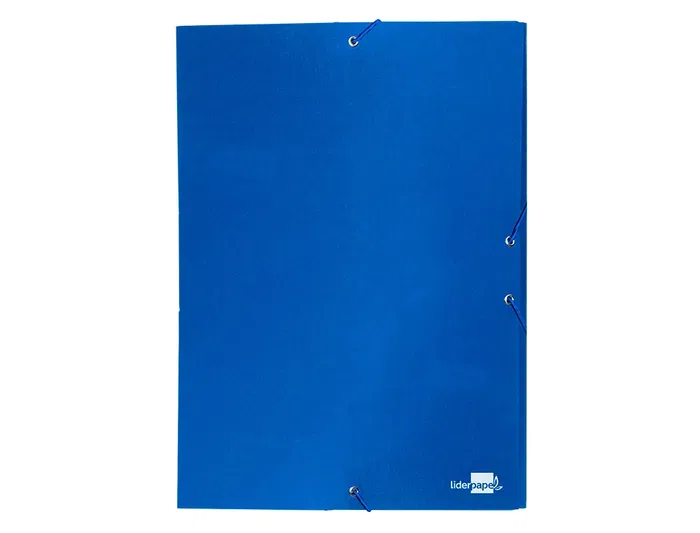 Liderpapel Carpeta Proyectos Folio Lomo 30mm Cartón Forrado Azul