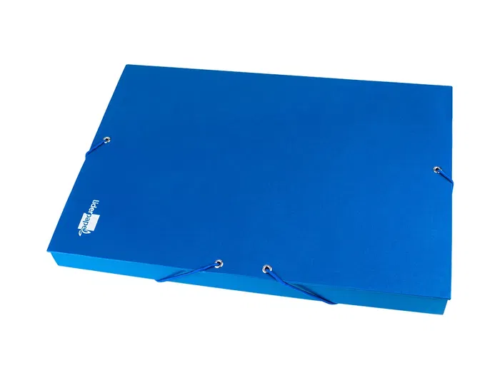 Liderpapel Carpeta Proyectos Folio Lomo 30mm Cartón Forrado Azul