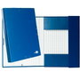 Liderpapel Carpeta para proyectos azul lomo 30mm tamaño folio