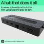 HP Universal USB-C Multiport Hub 50H98AA Negro
