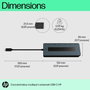 HP Universal USB-C Multiport Hub 50H98AA Negro