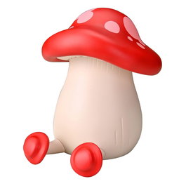 Loop Delicious in Dungeon Figura Soft Vinyl Walking Mushroom Red 15 cm