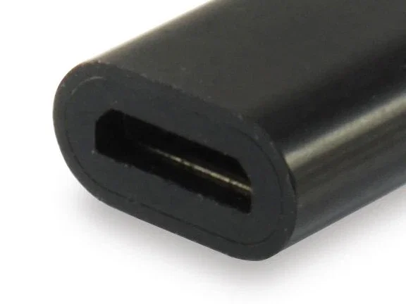 Equip Adaptador USB-C Macho a Micro USB Hembra para Carga y Sincronía, Compatible con Samsung Galaxy S8/S8+, Nexus 6P/5X y Thunderbolt 3/4, Aluminio Negro, Referencia 133472