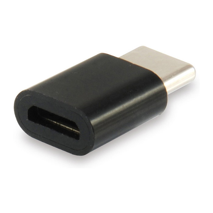 Equip Adaptador USB-C macho a Micro-USB hembra negro 133472