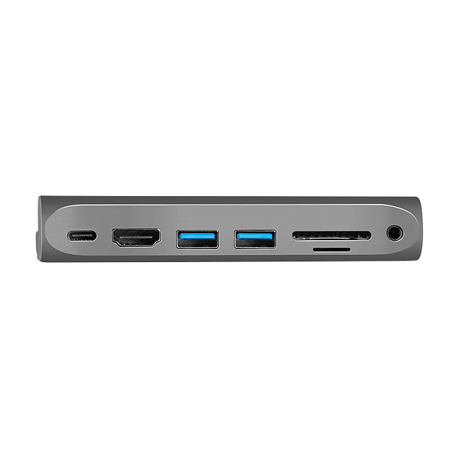 LogiLink Estación de acoplamiento USB 3.2 Gen1, 7 puertos, PD, para iPad, aluminio LogiLink Estación de acoplamiento USB 3.2 Gen1, 7 puertos, PD, para iPad, aluminio