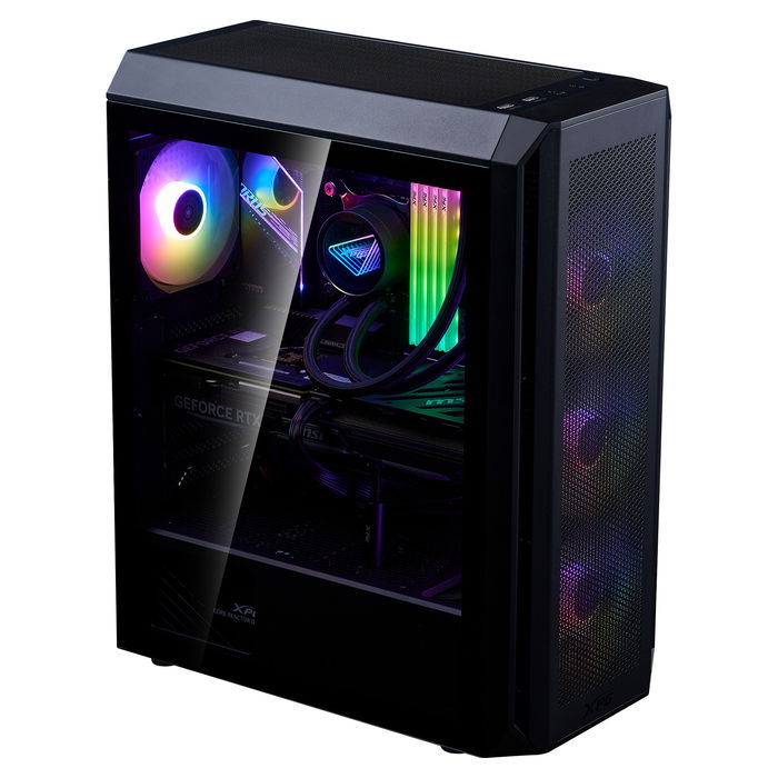 XPG Valor Air Plus ATX Midi Tower Negro Cristal Templado 4x120mm ARGB