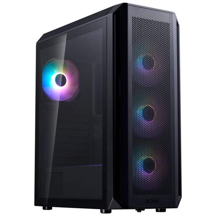 XPG VALOR AIR PLUS Midi-Tower Case Negro con Panel Frontal Magnético y 4 Ventiladores ARGB 120mm XPG VALOR AIR PLUS Midi-Tower Case Negro con Panel Frontal Magnético y 4 Ventiladores ARGB 120mm