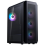 XPG VALOR AIR PLUS Midi-Tower Case Negro con Panel Frontal Magnético y 4 Ventiladores ARGB 120mm