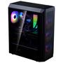 XPG VALOR AIR PLUS Midi-Tower Case Negro con Panel Frontal Magnético y 4 Ventiladores ARGB 120mm