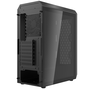 XPG VALOR AIR PLUS Midi-Tower Case Negro con Panel Frontal Magnético y 4 Ventiladores ARGB 120mm