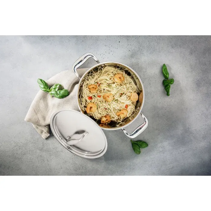 Cosy & Trendy COS5400586934648 Cacerola Acero Inoxidable Ø20 cm 3,14 L Apta Inducción