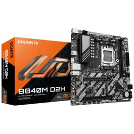 Gigabyte B840M D2H Placa Base Micro ATX Socket AM5 para AMD Ryzen 9000/8000/7000 con DDR5, PCIe 4.0, Modo Turbo X3D, LAN 2.5GbE y 2 Ranuras M.2 (Ref: 9MB84MD2H-00-G10)