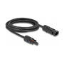 DeLOCK Cable solar DL4 4 mm² macho a hembra 3 m negro