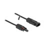 DeLOCK Cable solar DL4 4 mm² macho a hembra 3 m negro