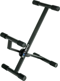 QUIKLOK Soporte Para Amplificador Bajo Perfil Ajuste Ángulo Plegable Negro Acero