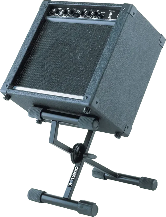 QUIKLOK Soporte Para Amplificador Bajo Perfil Ajuste Ángulo Plegable Negro Acero QUIKLOK Soporte Para Amplificador Bajo Perfil Ajuste Ángulo Plegable Negro Acero