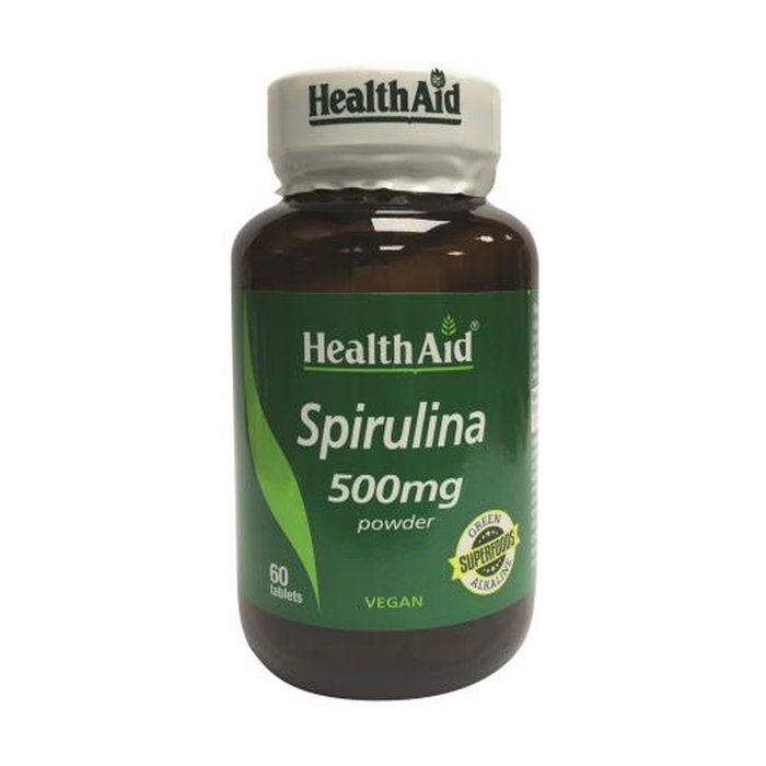 Health Aid Espirulina 500 mg 60 comprimidos Health Aid Espirulina 500 mg 60 comprimidos