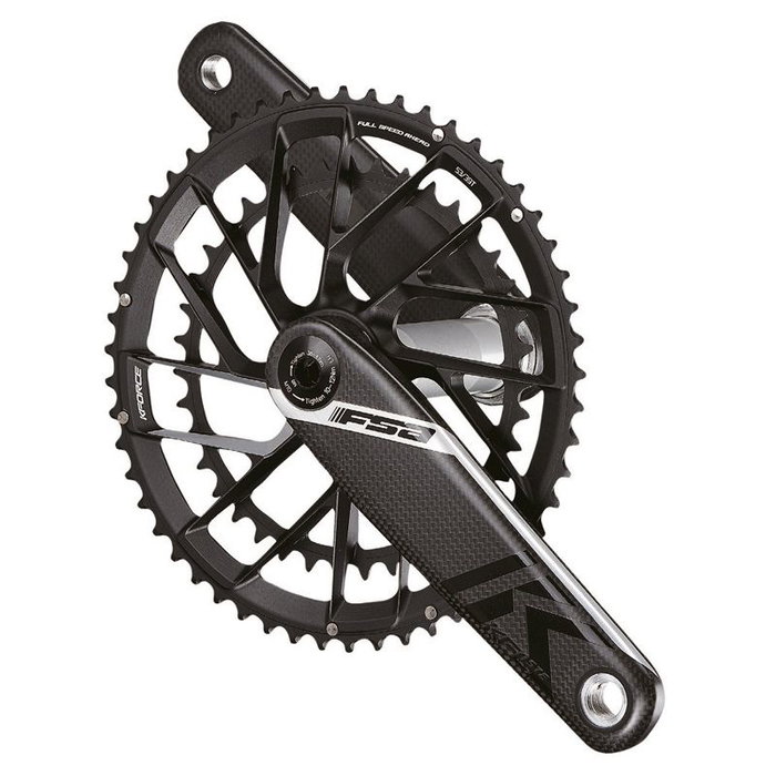 FSA K-Force Team Edition Bielas y Platos Carbono 3K 172.5mm 50-34 Direct Mount BB386EVO 11/12 Velocidades FSA K-Force Team Edition Bielas y Platos Carbono 3K 172.5mm 50-34 Direct Mount BB386EVO 11/12 Velocidades