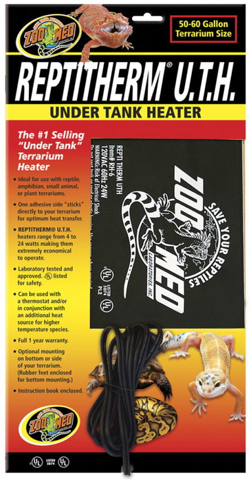 ZooMed Esterilla ReptiTherm U.T.H. 150-200L 20x45cm ZooMed Esterilla ReptiTherm U.T.H. 150-200L 20x45cm
