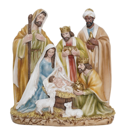 DKD Home Decor Nacimiento Multicolor de Resina