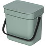 Brabantia Sort & Go Cubo de basura Verde jade 3 L