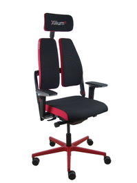 NOWY STYL Silla gaming Xilium G con mecanismo Sincro/Traslack, Tela Negra