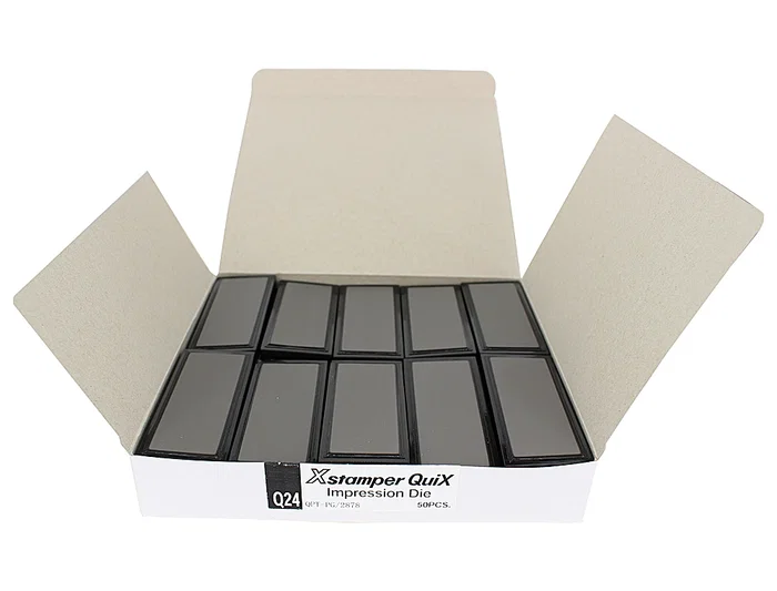 X'stamper Almohadilla para Sello Q-24 Consumible Máquina Sellos 10x90x35 mm